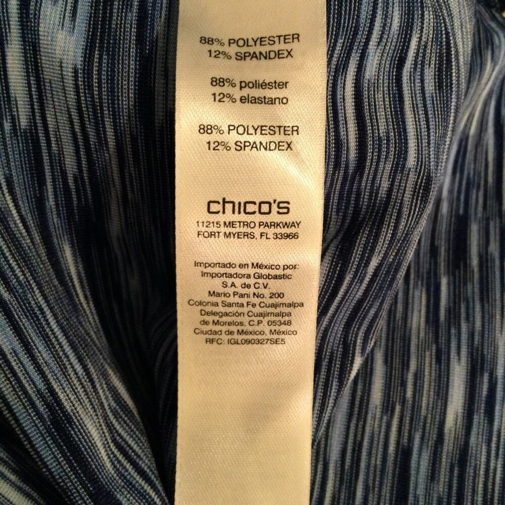 Zenergy by Chico’s blue athletic/casual jacket 3 - Picture 5 of 6